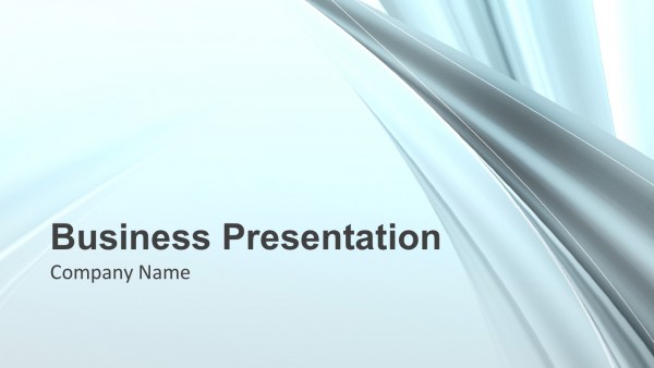 Cyan Style PowerPoint Template