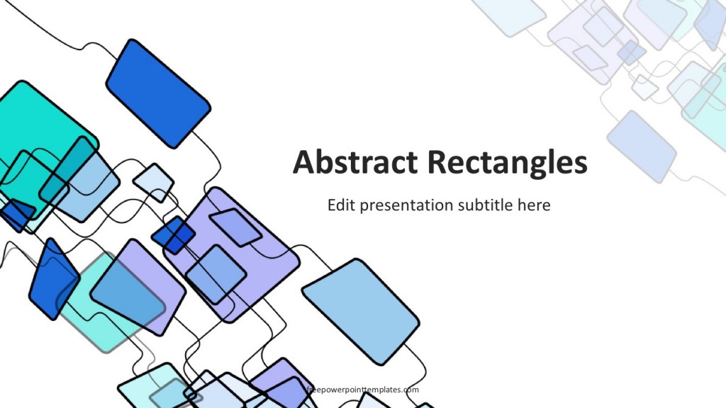 Abstract Rectangles PowerPoint Template